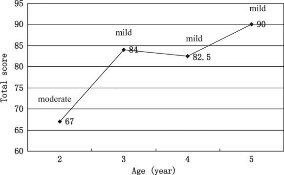 圖4：綜合功能評價總分。