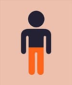 雙側(cè)腦癱，影響雙腿或雙臂。