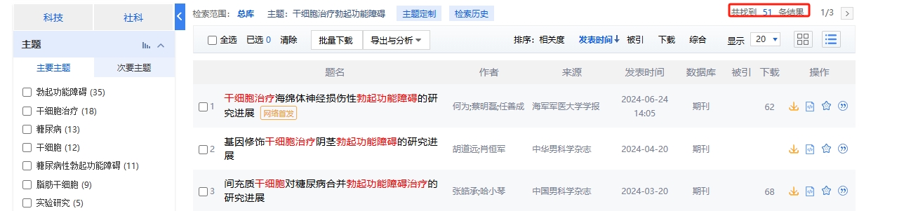 干細(xì)胞治療勃起功能障礙的臨床研究進(jìn)展 干細(xì)胞治療勃起功能障礙的臨床研究進(jìn)展