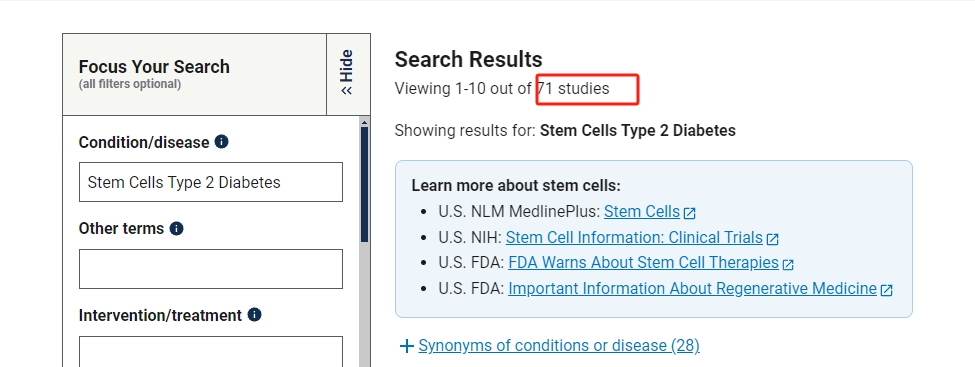 干細胞治療2型糖尿病的臨床研究進展