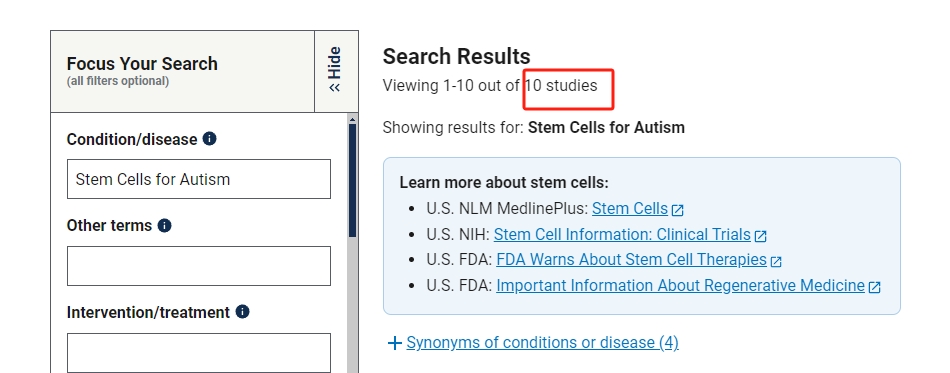 干細胞治療自閉癥的臨床研究進展 干細胞治療自閉癥的臨床研究進展