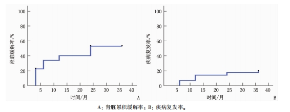 總生存率、腎臟緩解率及復發(fā)率