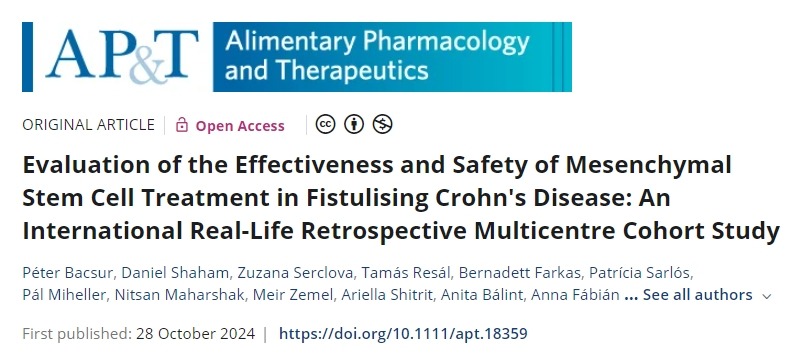 國際真實(shí)案例：評估間充質(zhì)干細(xì)胞治療瘺性克羅恩病的有效性和安全性