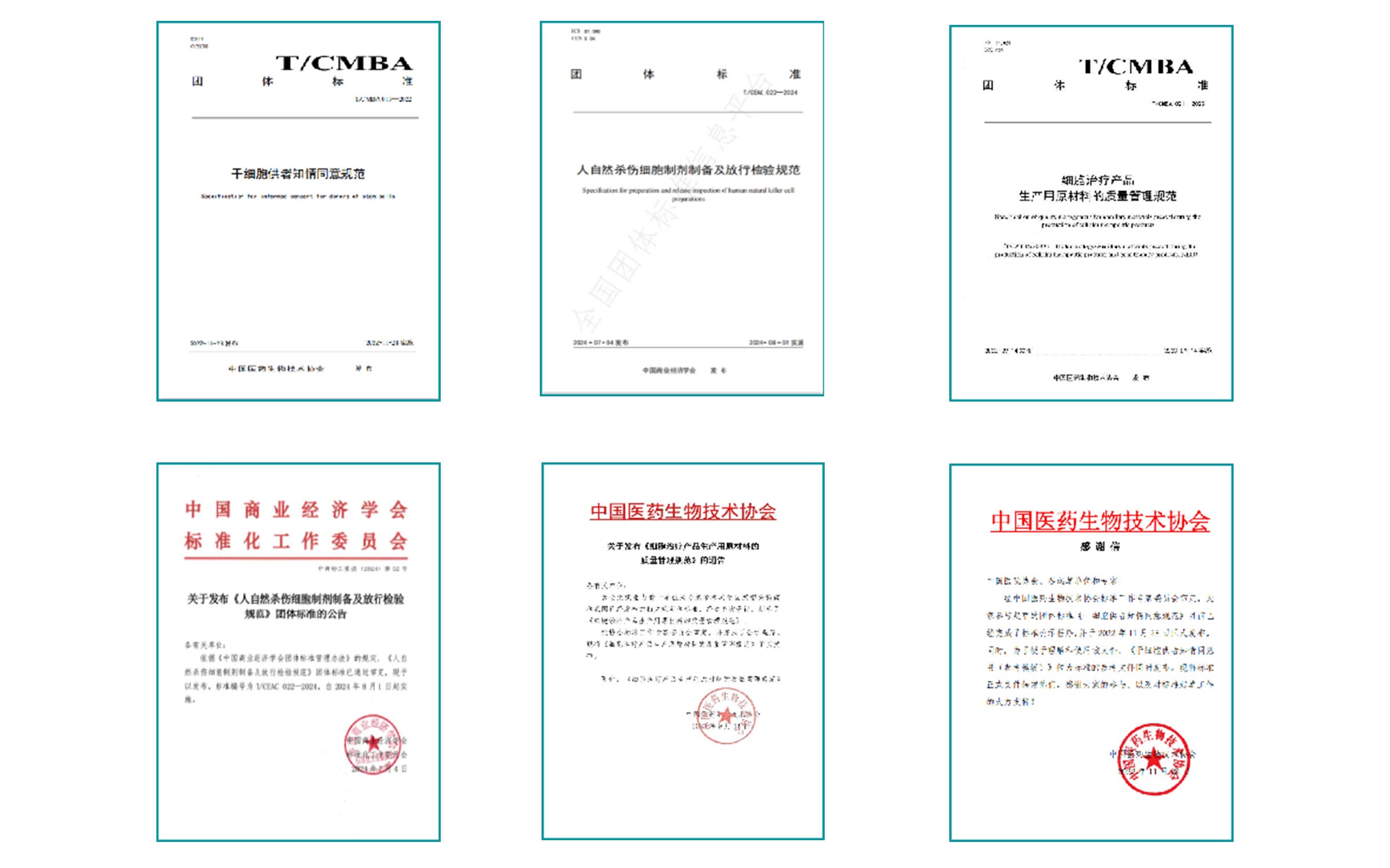 中科干細(xì)胞參與編寫(xiě)的細(xì)胞治療相關(guān)團(tuán)體標(biāo)準(zhǔn)(3項(xiàng))