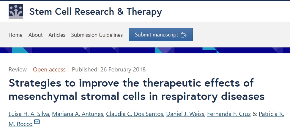 提高間充質(zhì)干細(xì)胞治療呼吸系統(tǒng)疾病的效果的方法有哪些？