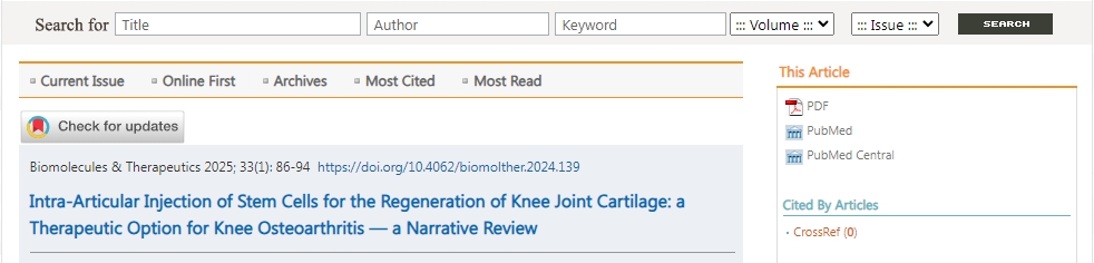 關(guān)節(jié)內(nèi)注射干細胞促進軟骨再生：干細胞治療骨關(guān)節(jié)炎的流程涵蓋6大過程