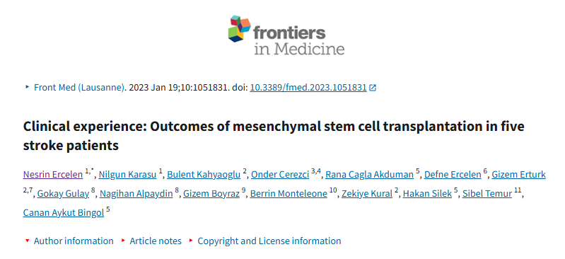 臨床經(jīng)驗:五例中風(fēng)患者接受間充質(zhì)干細胞移植的結(jié)果 臨床經(jīng)驗:五例中風(fēng)患者接受間充質(zhì)干細胞移植的結(jié)果
