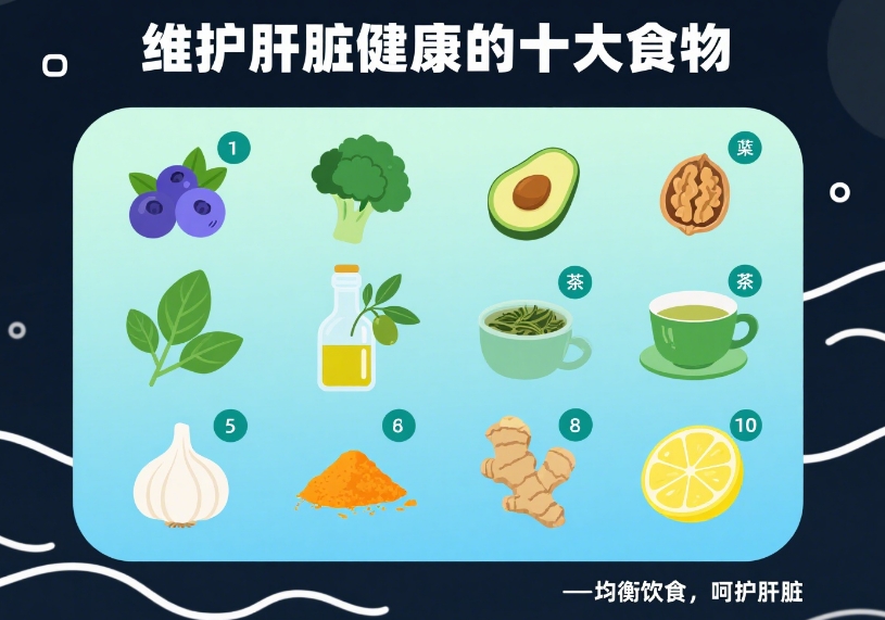 維護肝臟健康應該吃什么？那十大食物適合維護肝臟健康？